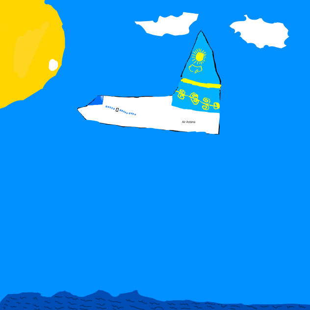 Air Astana flight