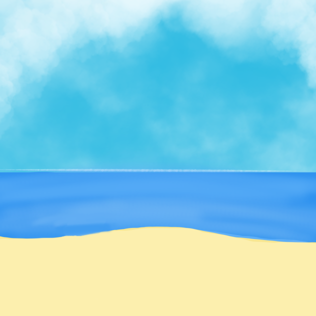 A big silent beach