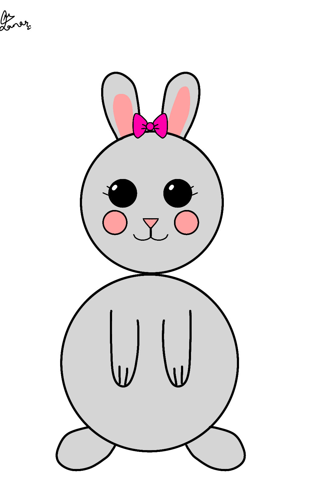 cute rabbit - ibisPaint