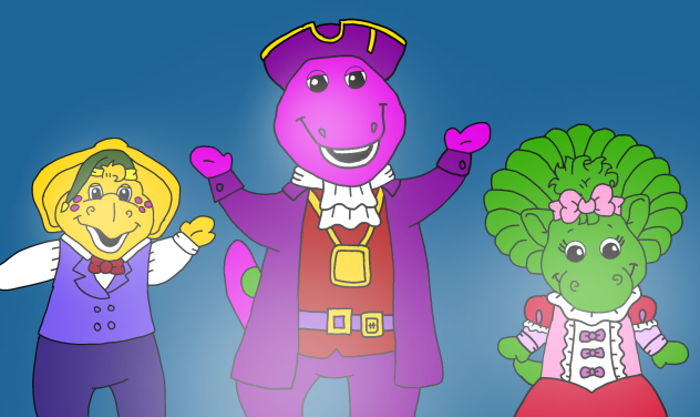Barney, BJ, and Baby Bop (New Version)