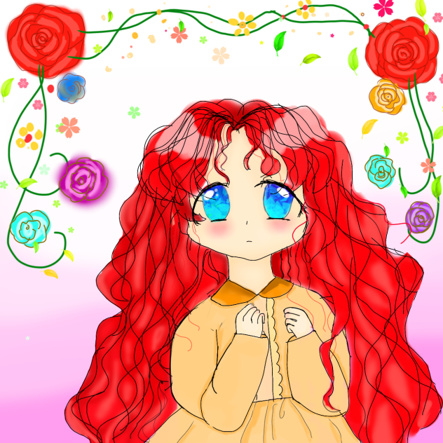 cô gái tóc đỏ chét