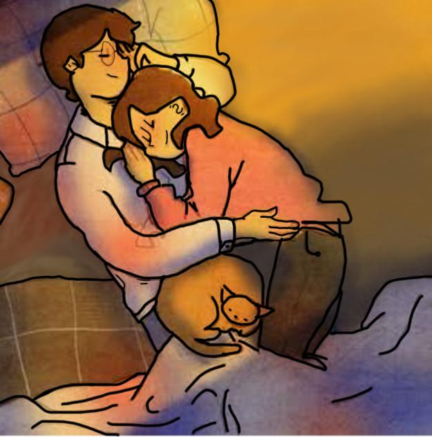 Cuddles for my beloved