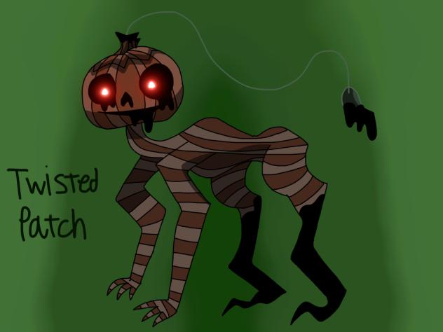 Patch, Twisted, Dandy World OC, Spooky.