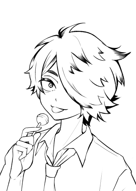 覚くん描きました