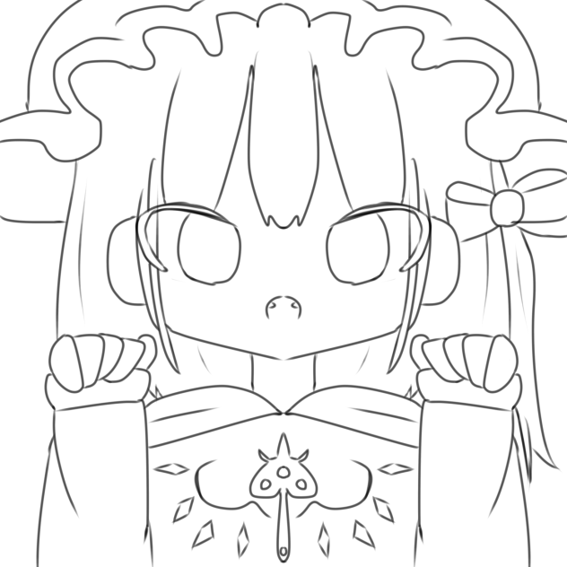 線画だけ