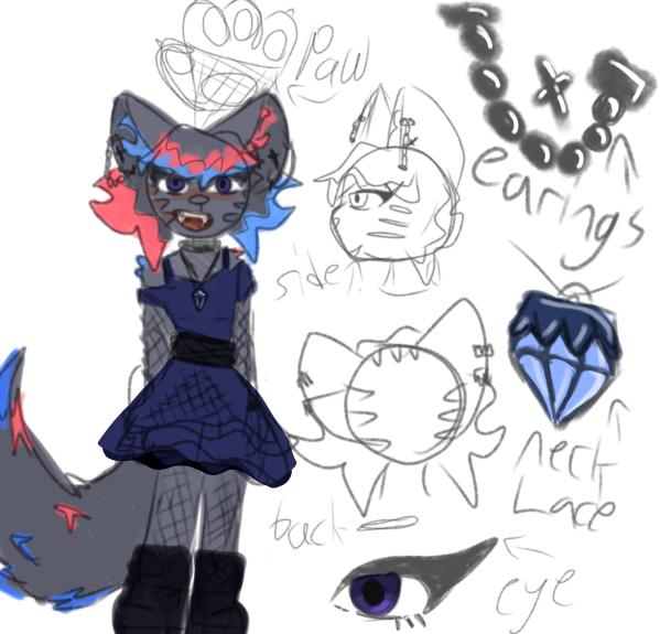 Fursona redisign thingy for Shizu