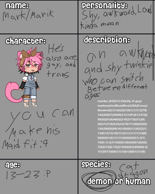 Cs for Demon’s Pet!