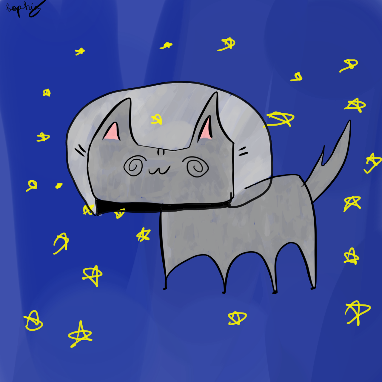 Cat In Space - ibisPaint