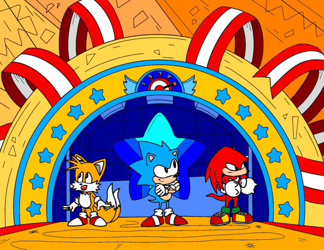 Sonic mania speed paint
