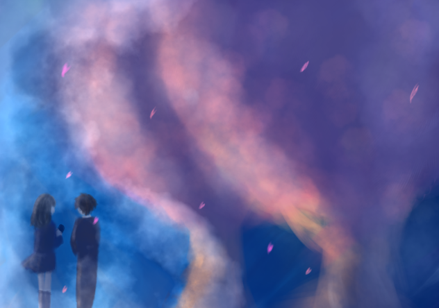 夜桜