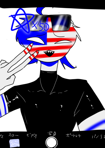 初描きアメリカｸﾝ