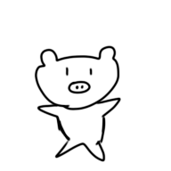 ぶたさんが踊るだけ