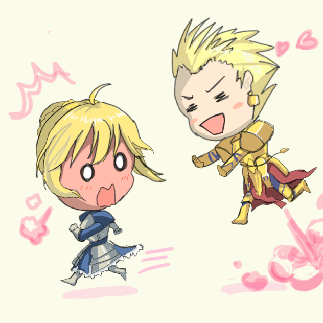 アルトリアさんとギルさんの日常