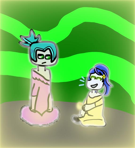 Lenora made a new friend!