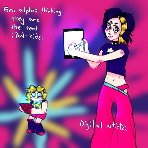 Gen alphas are not the real iPad kids