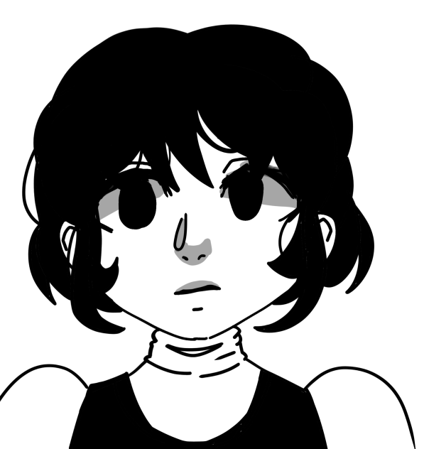 black and white girl