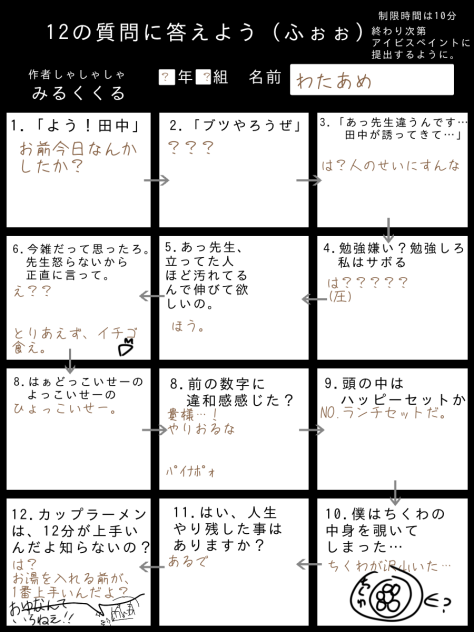 なにこれ