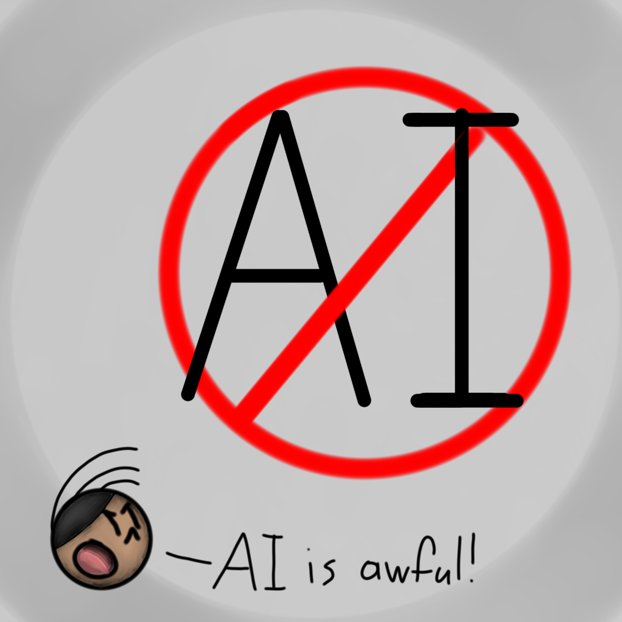 Say No to AI - ibisPaint