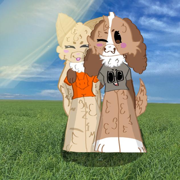 me n raven as furriesx3