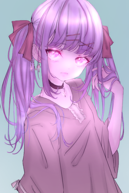 フリー線画塗ってみた！3