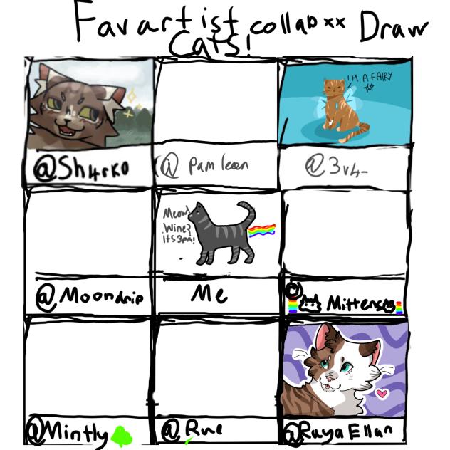 Favourite artist cat collab!