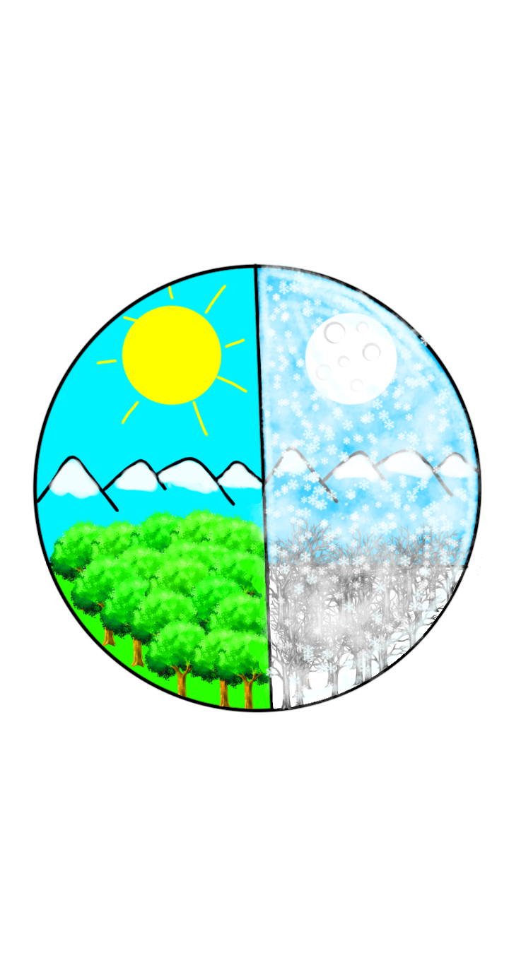 Летом зима - ibisPaint