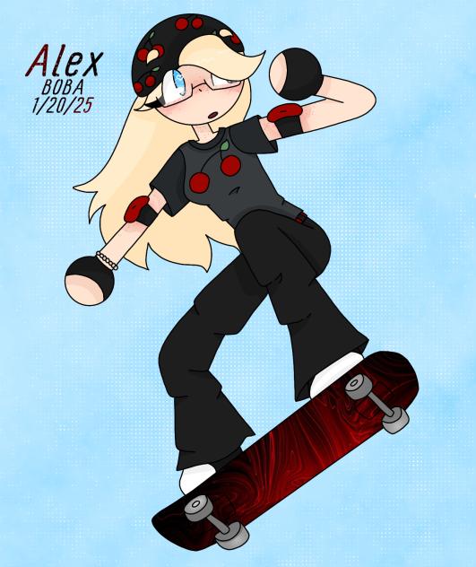 🖤❤️Alex skateboarding❤️🖤