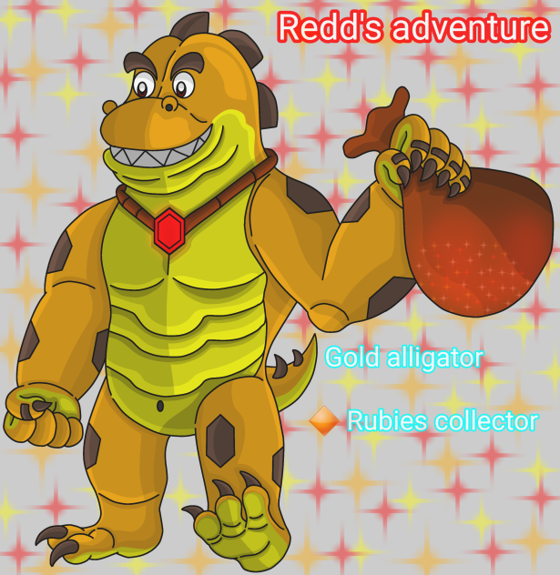Gold alligator