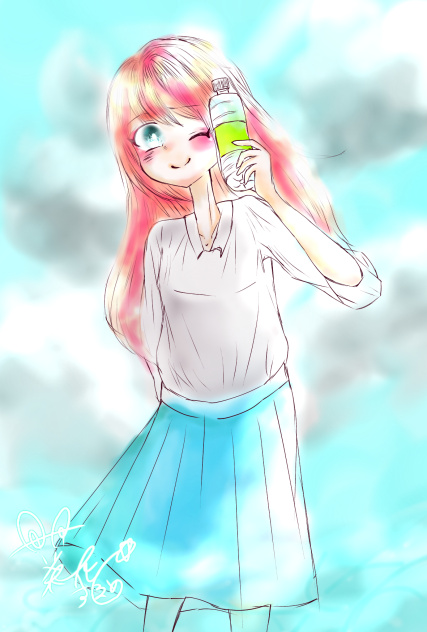 青く溶かそう。