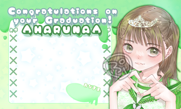 仕事絵　アイドルメッセージカード