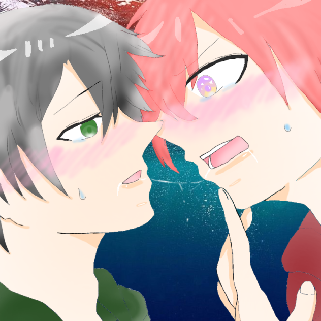 キス後男同士