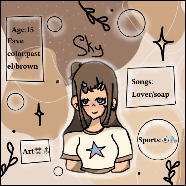 🤎🤍𝐬𝐤𝐲 #oc #new #mintybutterfly