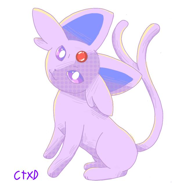 espeon old draw