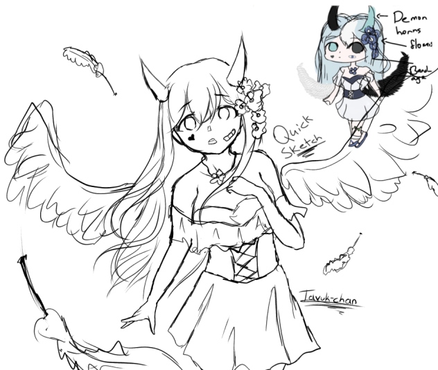 fanart for Black pearl (sketch)