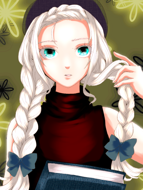 お借りしたの色をいれてみました。