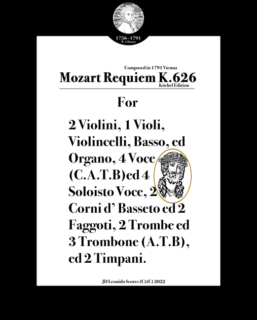 Reqiem Mass Sheet Music Cover