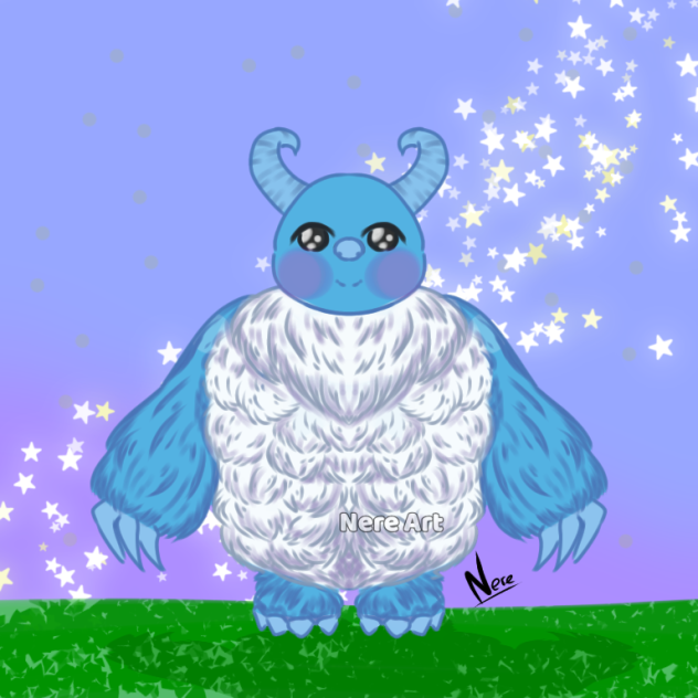 Fanart Yeti de Adopt Me! ibisPaint