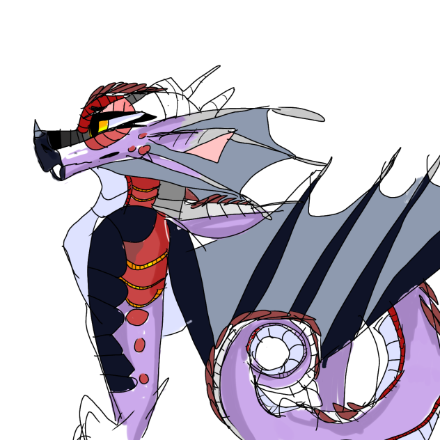 Azreal my rainwing oc!