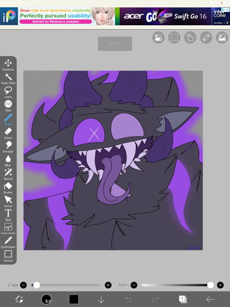 Monster Sully looking at you