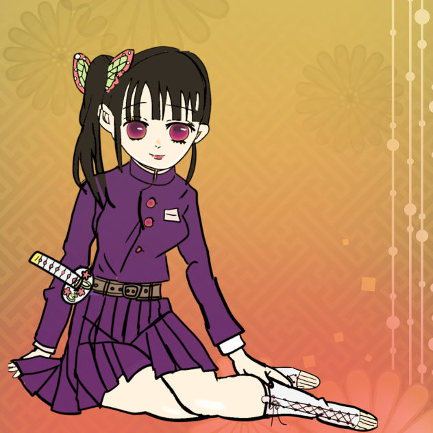 鬼滅　栗花落カナヲ