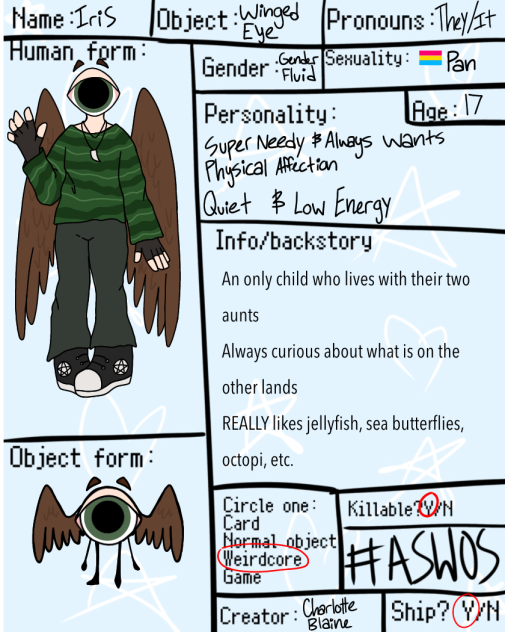 Character sheet - ibisPaint