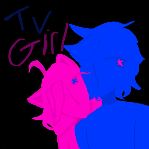 Silly Tv Girl drawing