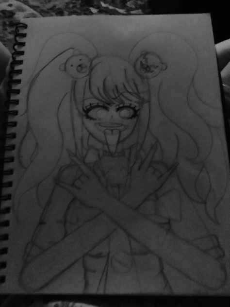 Junko Enoshima 江ノ島 盾子 sketch スケッチ