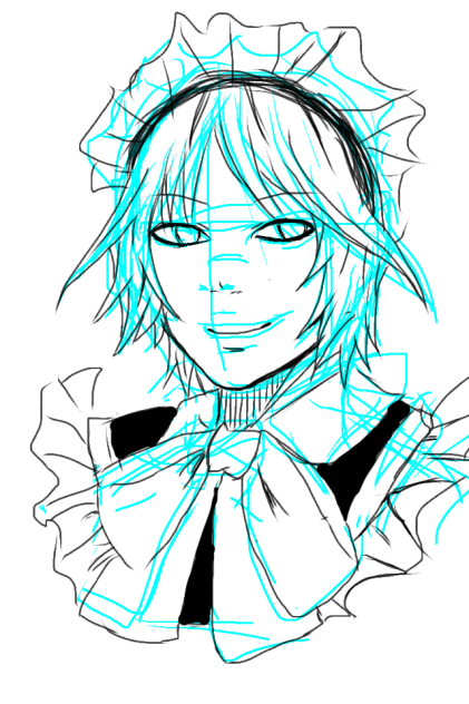 メイド男子 ラフ