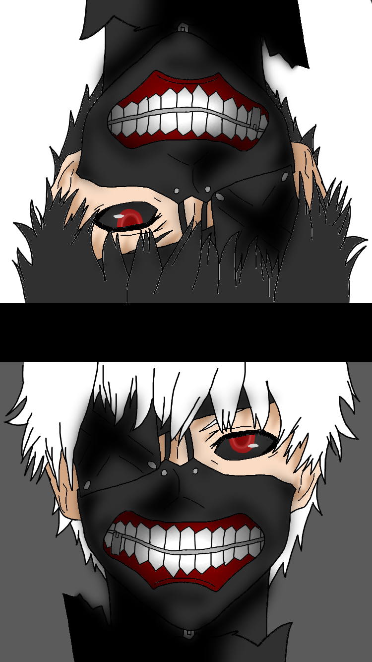 白カネキ 黒カネキ Ibispaint