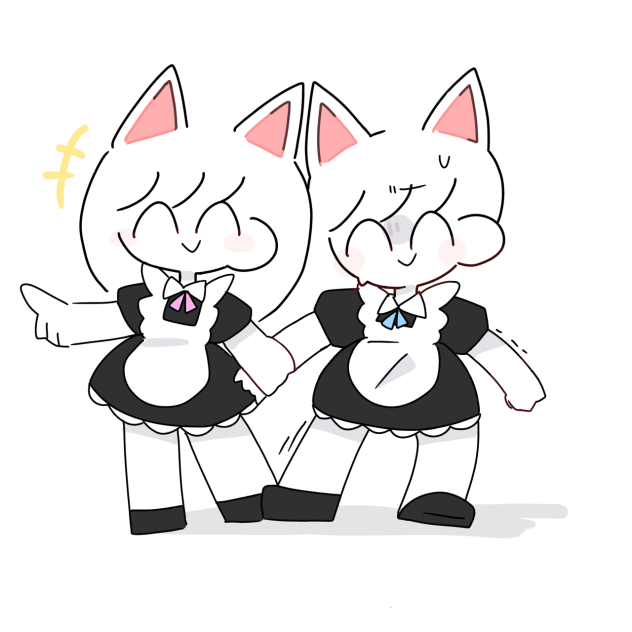 ミニスカ猫耳メイド喫茶だぜ - ibisPaint