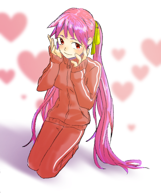 ピンクのツインテ女の子