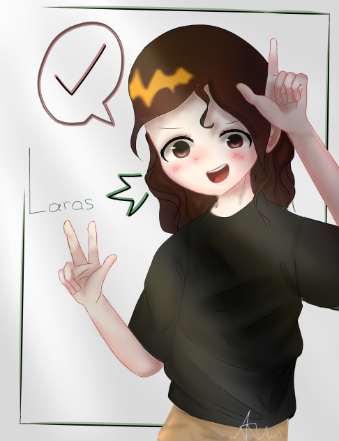 My friend, Laras