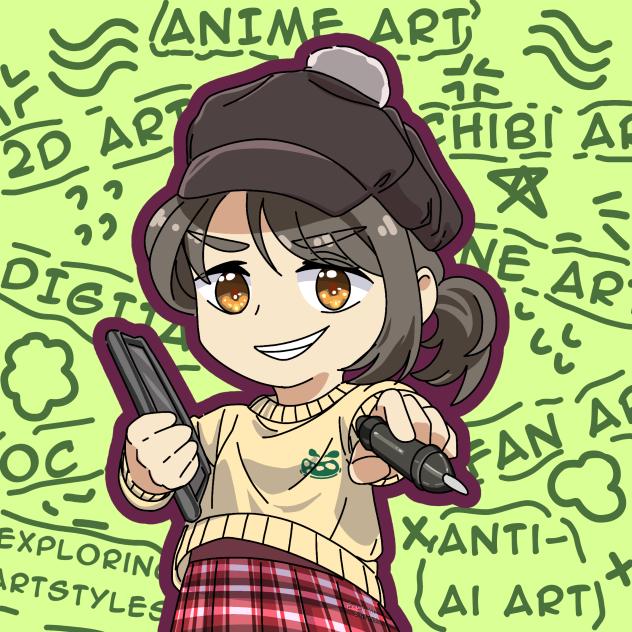 Nita as Artist(Colored)