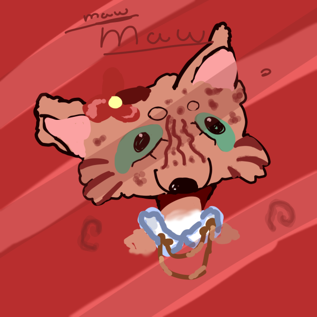 This is a drawing of my cat